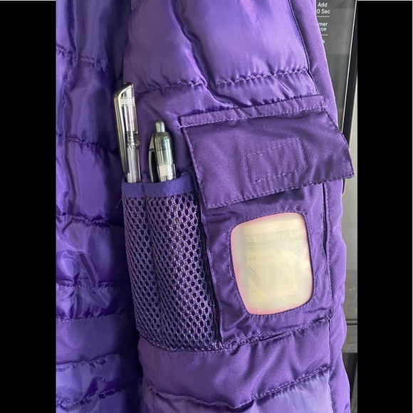 a.n.a. Royal Purple Puffer Jacket. - Picture 2 of 5